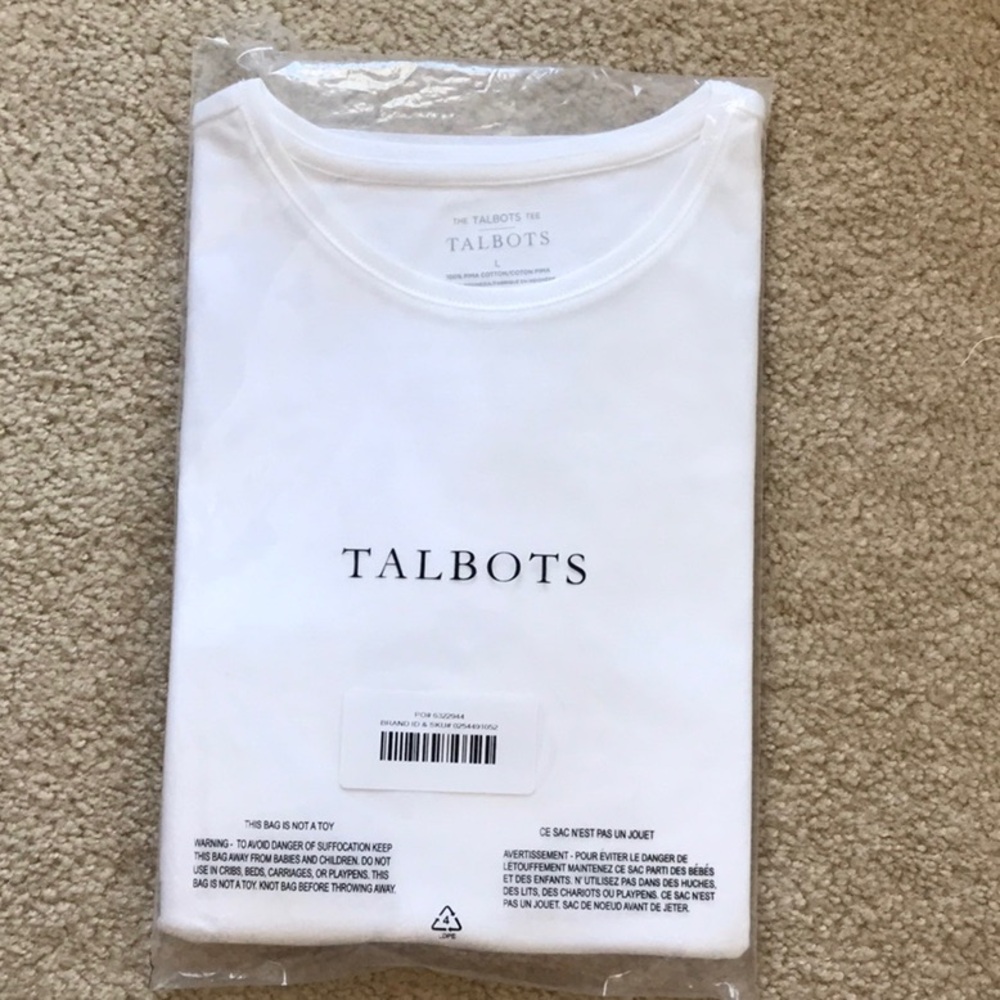 NWT Talbots pima cotton